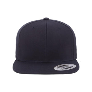 YP Classics - Premium Flat Bill Snapback Cap - 6089M - Dark Navy