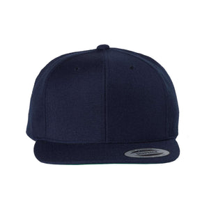 YP Classics - Premium Flat Bill Snapback Cap - 6089M - Navy