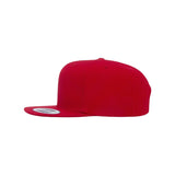 YP Classics - Premium Flat Bill Snapback Cap - 6089M - Red