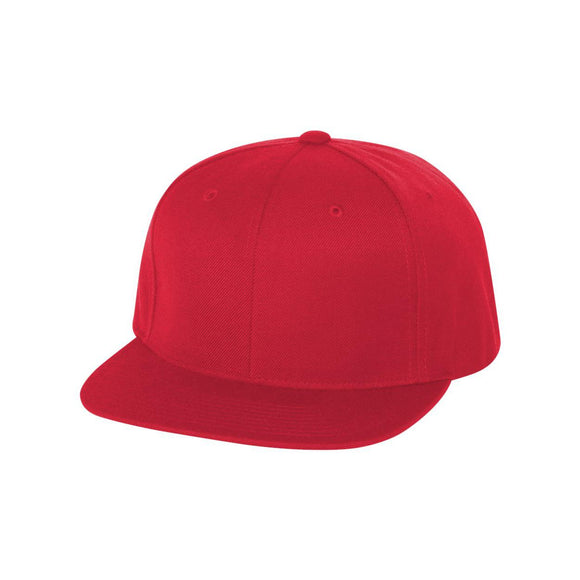 6089M YP Classics Premium Flat Bill Snapback Cap Red