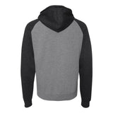 Independent Trading Co. - Raglan Hooded Sweatshirt - IND40RP - Gunmetal Heather/ Charcoal Heather