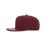 YP Classics - Premium Flat Bill Snapback Cap - 6089M - Maroon