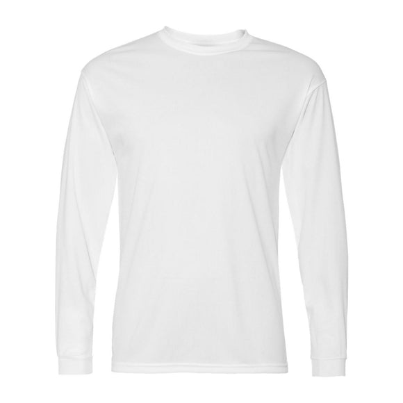 C2 Sport - Unisex Performance Long Sleeve T-Shirt - 5104 - White