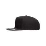 YP Classics - Five-Panel Cotton Twill Snapback Cap - 6007 - Black