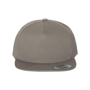 YP Classics - Five-Panel Cotton Twill Snapback Cap - 6007 - Grey