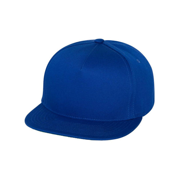 YP Classics - Five-Panel Cotton Twill Snapback Cap - 6007 - Royal Blue