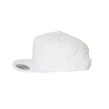 YP Classics - Five-Panel Cotton Twill Snapback Cap - 6007 - White