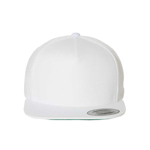 YP Classics - Five-Panel Cotton Twill Snapback Cap - 6007 - White