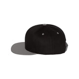 YP Classics - Five-Panel Cotton Twill Snapback Cap - 6007 - Black/ Grey