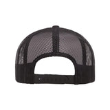 YP Classics - Five-Panel Classic Trucker Cap - 6006 - Black/ White/ Black