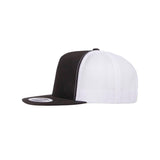 YP Classics - Five-Panel Classic Trucker Cap - 6006 - Black/ White