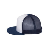 YP Classics - Five-Panel Classic Trucker Cap - 6006 - Navy/ White/ Navy