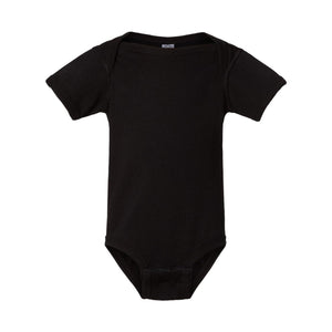 Rabbit Skins - Infant Fine Jersey Bodysuit - 4424 - Black