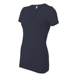 BELLA + CANVAS - Women’s Jersey Deep V-Neck Tee - 6035 - Navy