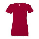 BELLA + CANVAS - Women’s Jersey Deep V-Neck Tee - 6035 - Red
