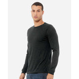 BELLA + CANVAS - Unisex Triblend Long Sleeve Tee - 3513 - Charcoal Black Triblend