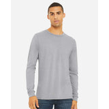 BELLA + CANVAS - Unisex Triblend Long Sleeve Tee - 3513 - Athletic Grey Triblend