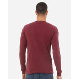 BELLA + CANVAS - Unisex Triblend Long Sleeve Tee - 3513 - Maroon Triblend