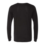 BELLA + CANVAS - Unisex Triblend Long Sleeve Tee - 3513 - Solid Black Triblend
