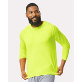 Gildan - Unisex Performance® Long Sleeve T-Shirt - 42400 - Safety Green