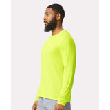 Gildan - Unisex Performance® Long Sleeve T-Shirt - 42400 - Safety Green