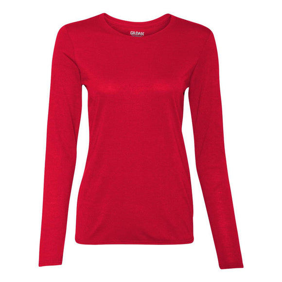 Gildan - Performance® Women’s Long Sleeve T-Shirt - 42400L - Red