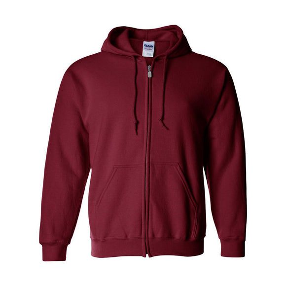 Gildan - Heavy Blend™ Full-Zip Hooded Sweatshirt - 18600 - Cardinal Red