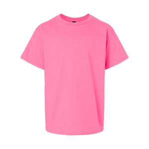 Gildan - Ultra Cotton® Youth T-Shirt - 2000B - Safety Pink