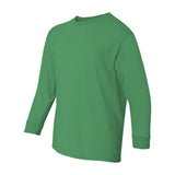 Gildan - Youth Heavy Cotton™ Long Sleeve T-Shirt - 5400B - Irish Green