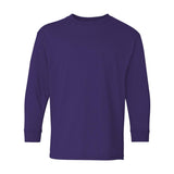 Gildan - Youth Heavy Cotton™ Long Sleeve T-Shirt - 5400B - Purple