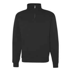 JERZEES - Nublend® Cadet Collar Quarter-Zip Sweatshirt - 995MR - Black