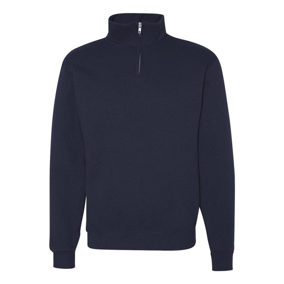 JERZEES - Nublend® Cadet Collar Quarter-Zip Sweatshirt - 995MR - J. Navy