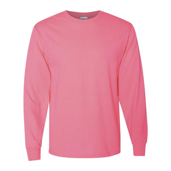 JERZEES - Dri-Power® Long Sleeve 50/50 T-Shirt - 29LSR - Neon Pink