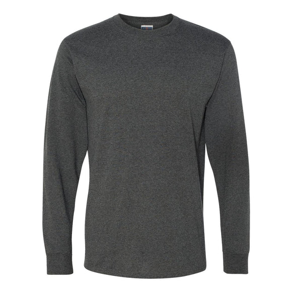 JERZEES - Dri-Power® Long Sleeve 50/50 T-Shirt - 29LSR - Black Heather