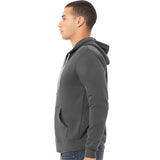 BELLA + CANVAS - Unisex Sponge Fleece Full-Zip Hoodie Sweatshirt - 3739 - Asphalt