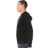 BELLA + CANVAS - Sponge Fleece Full-Zip Hoodie - 3739 - Black