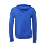 BELLA + CANVAS - Unisex Sponge Fleece Full-Zip Hoodie Sweatshirt - 3739 - True Royal