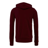 BELLA + CANVAS - Unisex Sponge Fleece Full-Zip Hoodie Sweatshirt - 3739 - Maroon