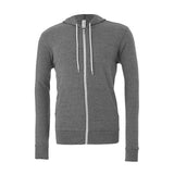 BELLA + CANVAS - Unisex Sponge Fleece Full-Zip Hoodie Sweatshirt - 3739 - Deep Heather