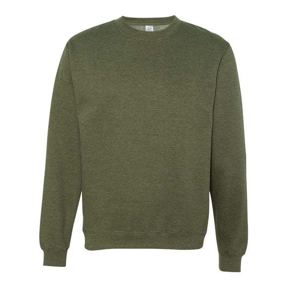 Independent Trading Co. - Midweight Crewneck Sweatshirt - SS3000 - Army Heather