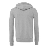 BELLA + CANVAS - Unisex Sponge Fleece Full-Zip Hoodie Sweatshirt - 3739 - Athletic Heather