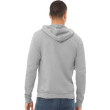 BELLA + CANVAS - Unisex Sponge Fleece Full-Zip Hoodie Sweatshirt - 3739 - Athletic Heather