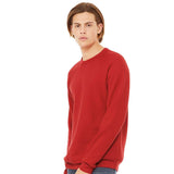 BELLA + CANVAS - Sponge Fleece Raglan Crewneck Sweatshirt - 3901 - Red