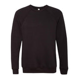 BELLA + CANVAS - Unisex Sponge Fleece Raglan Crewneck Sweatshirt - 3901 - Black