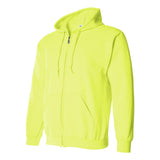 Gildan - Unisex Heavy Blend™ Full-Zip Hooded Sweatshirt - 18600 - Safety Green