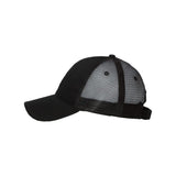 Valucap - Sandwich Trucker Cap - S102 - Black/ Black