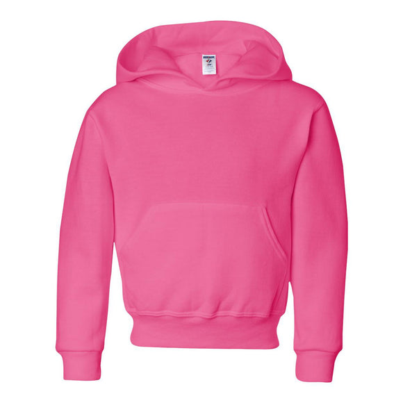 JERZEES - NuBlend® Youth Hooded Sweatshirt - 996YR - Neon Pink