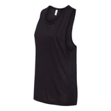 BELLA + CANVAS - Women's Flowy Scoop Muscle Tank - 8803 - Black