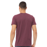 BELLA + CANVAS - Triblend Tee - 3413 - Maroon Triblend