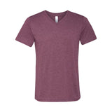 BELLA + CANVAS - Unisex Triblend V-Neck Tee - 3415 - Maroon Triblend